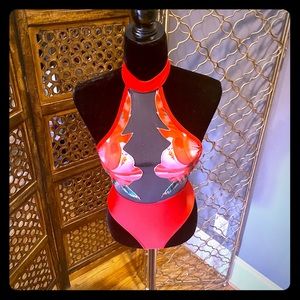 One piece swim wear extra small